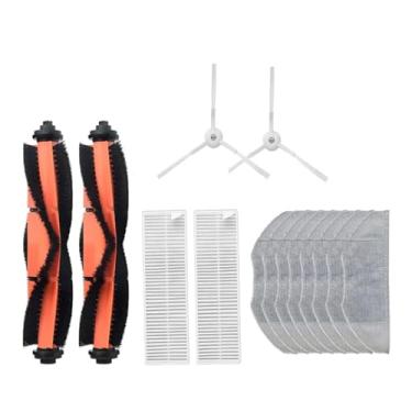 Imagem de New Main Brush Side Brush Filter Kits Compatible With Xiaomi Mijia G1 MJSTG1 Vacuum Cleaner Vacuum-Mop Essential(Beige)