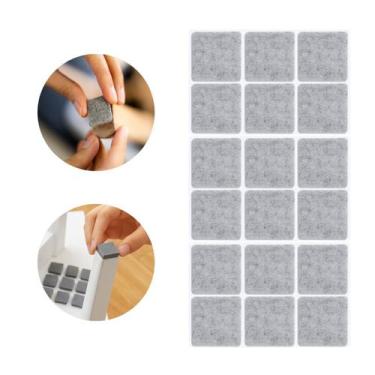 Imagem de Kit 18 Feltro Adesivo Protetor De Móveis Pé Sofá Cadeira Mesa