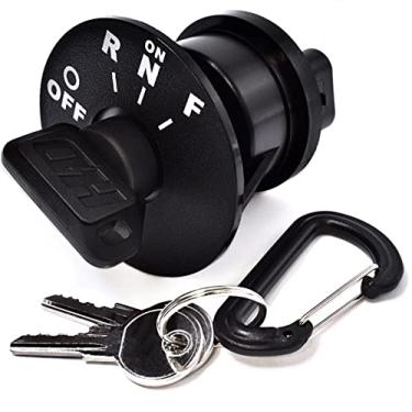 Imagem de HD Switch O interruptor de ignição para iniciantes serve para EZGO 609692 605637 609682 611283 com chave de guarda-chuva, carrinhos de golfe elétricos RXV de 4 posições 4 terminais, chave de