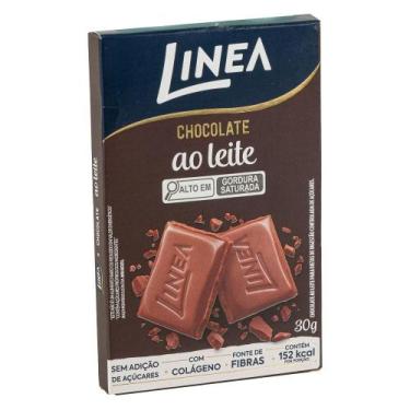 Imagem de Chocolate Culinário ao Leite Zero Adição de Açúcar Linea 30g