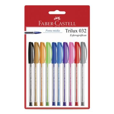 Imagem de Caneta Esferográfica TRILUX Colors 1.0 com 10-Faber Castell