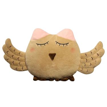 Imagem de Boneca de pelúcia Bolster Beige Owl 20cm