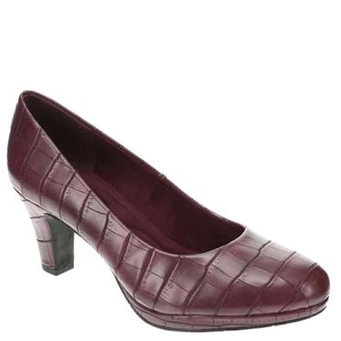 Imagem de Easy Street Sapatos femininos Equinox, Croco bordô, 38