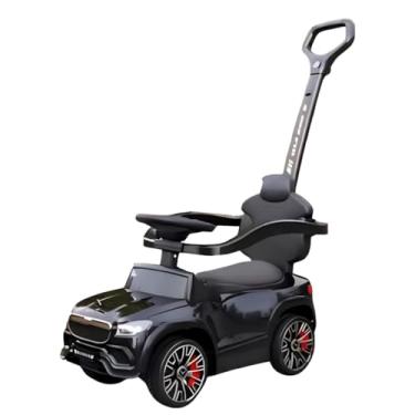 Imagem de Carrinho Elétrico Infantil com Empurrador - Preto