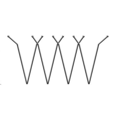 Imagem de Prateleiras suspensas Porta de entrada montado na parede cabide rack ganchos de parede pendurado luz de parede luxo sem furo pendurado decorativo entrada ganchos de armazenamento prateleiras(Preto)