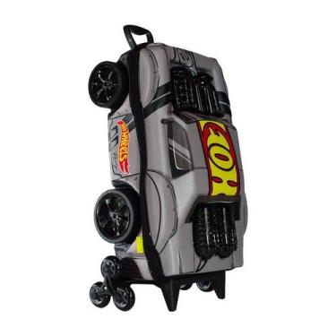 Imagem de Mala de Viagem Infantil Com Rodinha Hot Wheels Night Shifter - MAX TOY