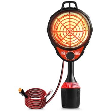 Imagem de Aquecedor elétrico de carrinho de golfe de 48 V com ajuste de temperatura infinito, aquecimento rápido de 2 segundos 400 W aquecimento de fibra de carbono silencioso e seguro, aquecedor alimentado por