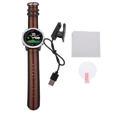 Imagem de Relógio esportivo inteligente, leve, liga de ti, profissional, natação, corrida, para homens, com tela de 1.3 polegadas, pulseira de nylon