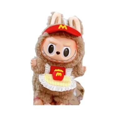 Imagem de Roupa De Boneca Labubu 15-17cm: Fantasia De Fast Food (Coca-Cola E Bat