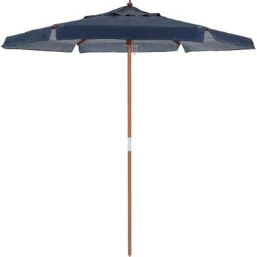 Imagem de Bel - Ombrellone Central Itapema em Madeira 2 metros Azul