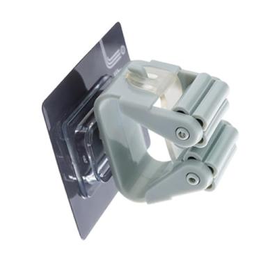 Imagem de LiebeWH Suporte de Vassoura para Esfregão, Cabide de Ventosa Sem Marcação ABS para Garagem, Banheiro, Organização de Cozinha