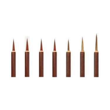 Imagem de Pincéis Artesanais De Ponta Fina Para Caligrafia Chinesa E Pintura Dig