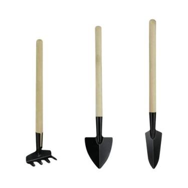 Imagem de Conjunto De Ferramentas De Jardim Mini, Pá Multifuncional, Enxada, Fer