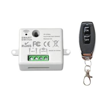 Imagem de Interruptor De Luz Sem Fio Inteligente 110V 220V 230V 433MHz Mini Cont
