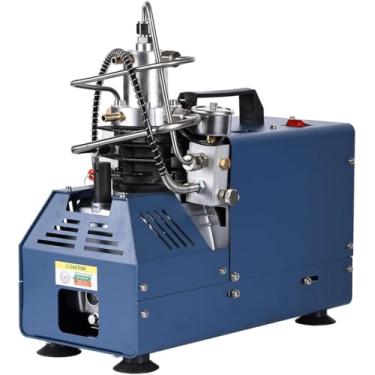 Imagem de Compressor de ar PCP, compressor de tanque de mergulho de 4500 psi/300 bar, 110V/120V AC, compressor de pistola de ar PCP com desligamento automático, bomba de ar de alta pressão de 1800W, tiro de