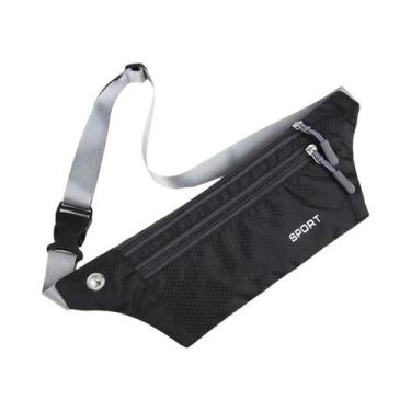 Imagem de Bolsa De Cintura Esportiva Unissex Em Nylon Multifuncional Para Corrid