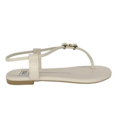 Imagem de Sandália Rasteira Moleca Casual Calce Fácil Bico Redondo-Feminino