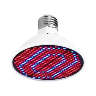 Imagem de Lâmpada LED De Crescimento De Plantas E27 De Espectro Completo Vermelh