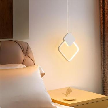 Imagem de Luminária LED 30x25cm Suspensa Pendente 24 Watts Losango Gimpo KJDD-L-