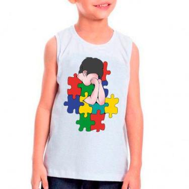 Imagem de Camiseta AUTISTA AUTISMO Moda Infantil Roupa Criança 03, Modelo 09, 12