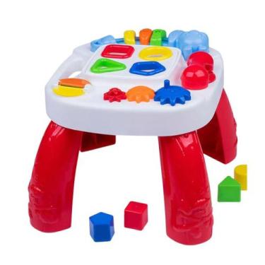 Imagem de Brinquedo Bebê Infantil Mesa Didática Presente Criança Menino Menina 1