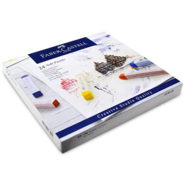 Imagem de Giz Pastel Seco Longo Creative Studio 24 Cores Faber Castell