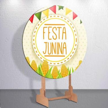 Imagem de Capa Painel Redondo Festa Junina Para Festa 3d Decoração Top Premium 1