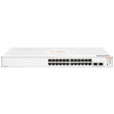 Imagem de Switch 24 Portas HPE Aruba Instant On 1830 - Gerenciavel - 24 portas Gigabit + 2 portas SFP - JL812A