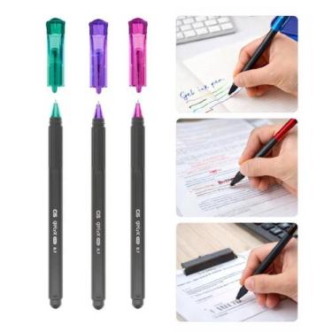 Imagem de Caneta Gel Gelyx Pro cis Com 3 cores Verde, Violeta e Rosa