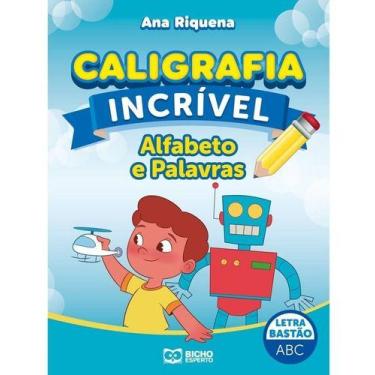 Imagem de Caligrafia incrível letra bastão - alfabeto e palavras - RIDEEL