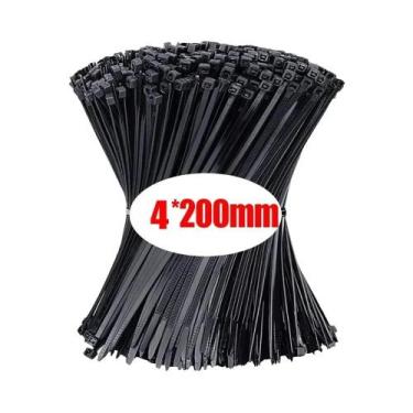 Imagem de Abraçadeiras De Nylon Reutilizáveis 100-1000 Peças, Auto-Lock Com Para