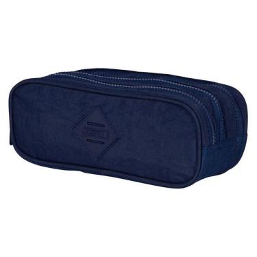 Imagem de Estojo Escolar Infantil Triplo Crinkle 7572604 Azul - Sestini