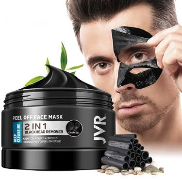 Imagem de Máscara Facial Peel Off JVR - Removedor de Cravos com Carvão Ativado -