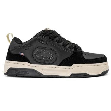Imagem de Tênis ECKO Freemont Unissex  Preto Branco Cor:PretoTamanho:41, Preto, 