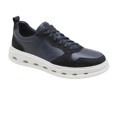 Imagem de Sapatenis democrata grove ful ligth ref 240701 masculino, Marinho, 39