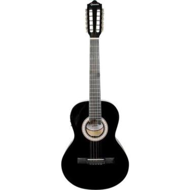 Imagem de Viola Eletroacústica VS14EQ com 10 Cordas em Cinco Pares Preta Giannini