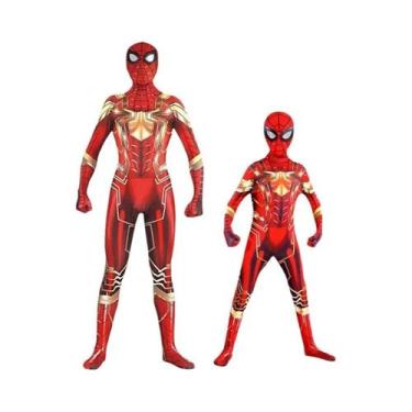 Imagem de Fantasia De Cosplay Do Homem-Aranha, Macacão Zentai De Spandex Para Cr