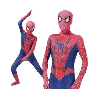 Imagem de Fantasia De Cosplay Do Homem-Aranha, Macacão Zentai De Spandex Para Cr