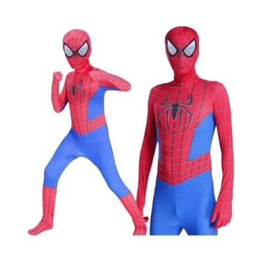 Imagem de Fantasia De Cosplay Do Homem-Aranha, Macacão Zentai De Spandex Para Cr