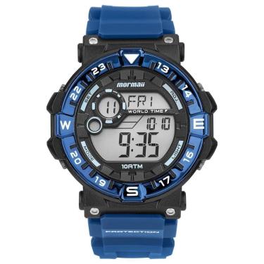 Imagem de Relógio MORMAII masculino digital world time MO1131/8A