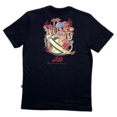 Imagem de Camiseta Lost 225113002 Mushroom - Preto Tamanho Camiseta:GG-Masculino