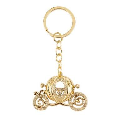 Imagem de Chaveiro carruagem abóbora cinderela 3.5cm - disney