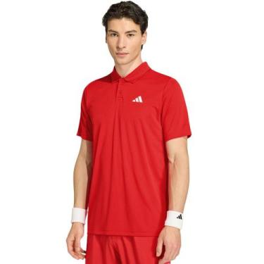 Imagem de Camisa Polo Adidas Tênis Club Vermelha, M