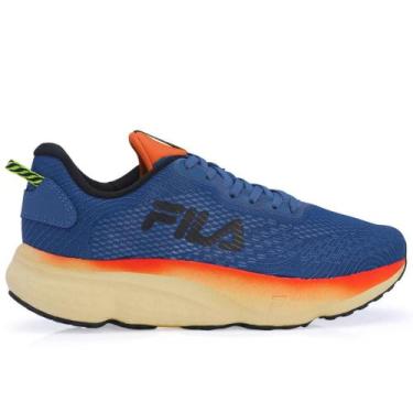 Imagem de Tênis Fila Maxximus Azul Roxeado Laranja e Preto, 41