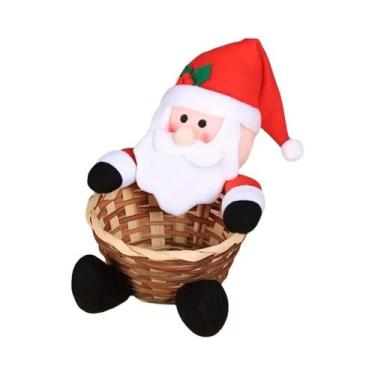 Imagem de Cesta De Doces De Natal Para Crianças, Decoração De Mesa, Pequena Caix
