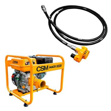 Imagem de Bomba Submersível de Mangote 6M BS2 Com Motor Acionamento Combustão 6,5Hp MACR CSM
