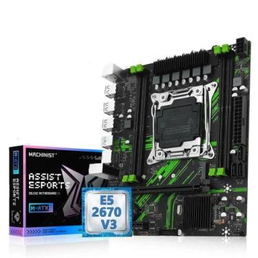 Imagem de Kit Placa Mãe Machinist X99 Pr9 + Processador Xeon E5 2670 v3