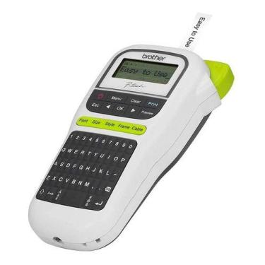 Imagem de Rotulador Brother PT-H110 Branco Portátil Etiquetas Até 12mm Original