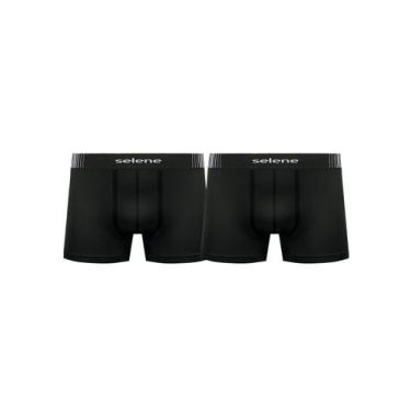 Imagem de Kit/2 Cueca Boxer Selene 12150.001 Infantil Sem Costura Algodão T. M/E