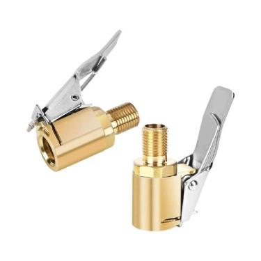 Imagem de Adaptador De Mangueira Para Encher Pneus De Moto Com Conector De Latão